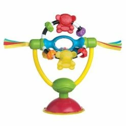Playgro Hochstuhl-Spielzeug mit Saugfuß - Drehrassel