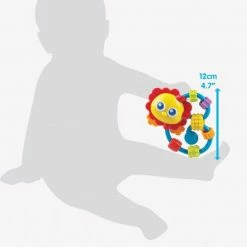 Playgro Rassel / Beißring Curly Critter - Löwe -Günstiges Babyspielzeug Geschäft playgro rassel beissring curly critter lowe 4023700991001 d5