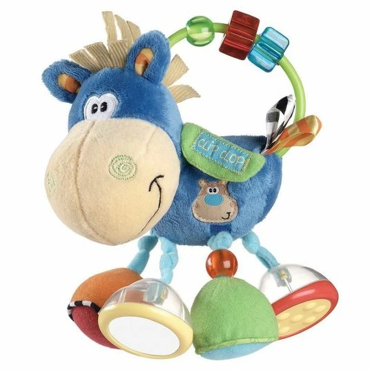 Playgro Rassel Pferd Klipp Klapp - Blau 1 Playgro Rassel Pferd Klipp Klapp - Blau