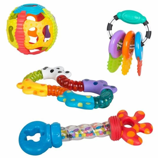 Playgro Spiel- und Geschenkset Activity Pack mit Rassel und Beißring 1 Playgro Spiel- und Geschenkset Activity Pack mit Rassel und Beißring