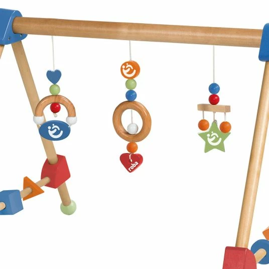 Roba Spiel-Trapez Gym aus Holz höhenverstellbar 2 Roba Spiel-Trapez Gym aus Holz höhenverstellbar – Bild 2