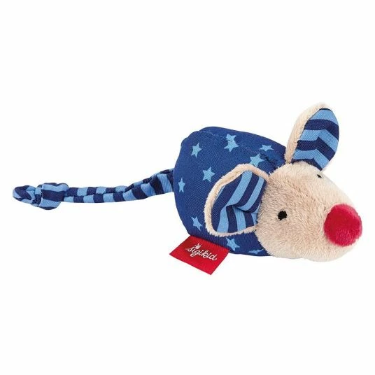 Sigikid Greifling mit Rassel Maus 8 cm - Blau 1 Sigikid Greifling mit Rassel Maus 8 cm - Blau