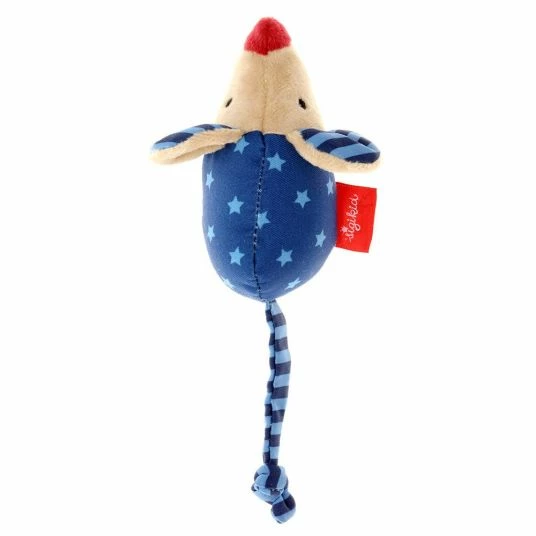 Sigikid Greifling mit Rassel Maus 8 cm - Blau 2 Sigikid Greifling mit Rassel Maus 8 cm - Blau – Bild 2