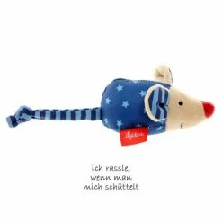 Sigikid Greifling mit Rassel Maus 8 cm - Blau 7 Sigikid Greifling mit Rassel Maus 8 cm - Blau -Günstiges Babyspielzeug Geschäft sigikid greifling mit rassel maus 8 cm blau 49137 d2