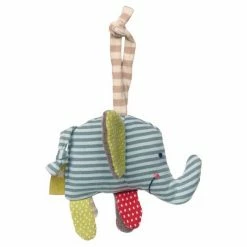 Sigikid Spieltier zum Aufhängen - aus Bio-Baumwolle - Elefant