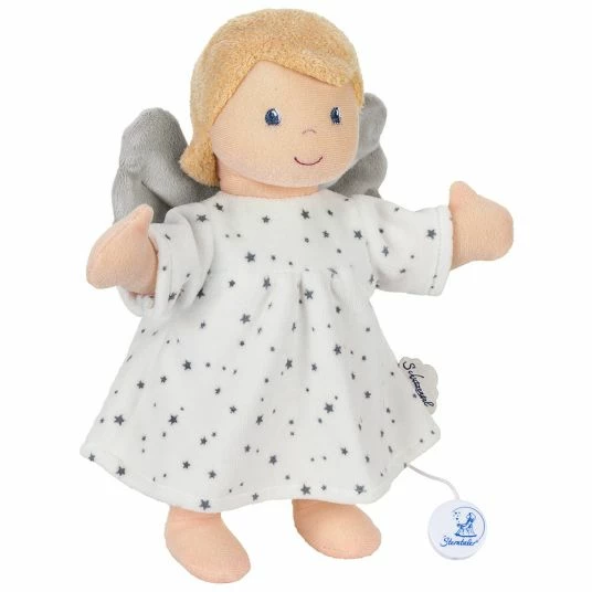 Sterntaler Spieluhr - 27 cm - Schutzengel - Weiß / Grau 2 Sterntaler Spieluhr - 27 cm - Schutzengel - Weiß / Grau – Bild 2