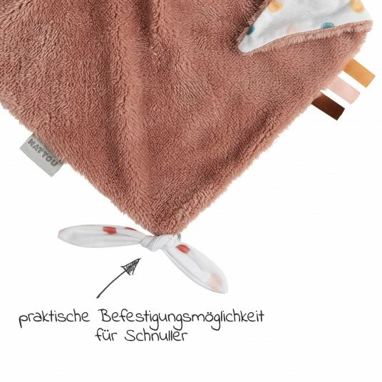 Nattou Schmusetuch Tioidou 65 x 40cm - Hase - Altrosa 2 Nattou Schmusetuch Tioidou 65 x 40cm - Hase - Altrosa – Bild 2