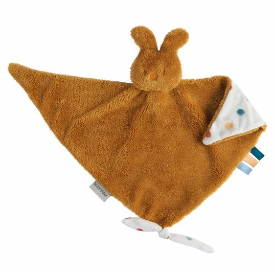 Nattou Schmusetuch Tioidou 67 x 40cm - Hase - Ocker 1 Nattou Schmusetuch Tioidou 67 x 40cm - Hase - Ocker