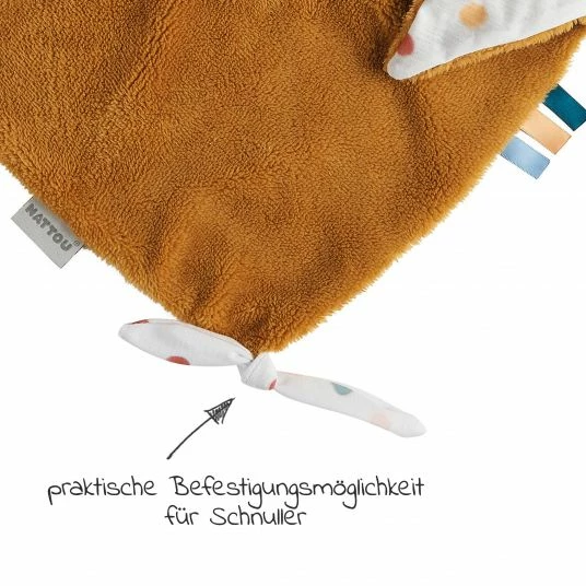 Nattou Schmusetuch Tioidou 67 x 40cm - Hase - Ocker 2 Nattou Schmusetuch Tioidou 67 x 40cm - Hase - Ocker – Bild 2