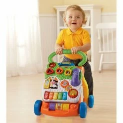 Vtech Spiel- und Laufwagen 2 in 1 - Orange -Günstiges Babyspielzeug Geschäft vtech spiel und laufwagen 2 in 1 orange 80 077064 d4