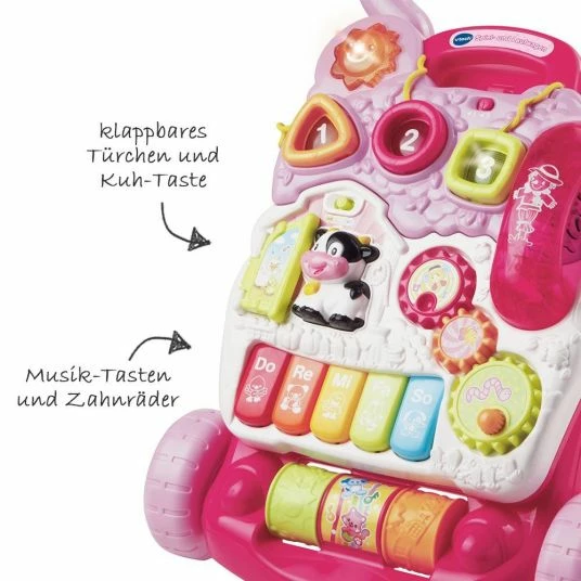Vtech Spiel- und Laufwagen 2 in 1 - Pink 2 Vtech Spiel- und Laufwagen 2 in 1 - Pink – Bild 2