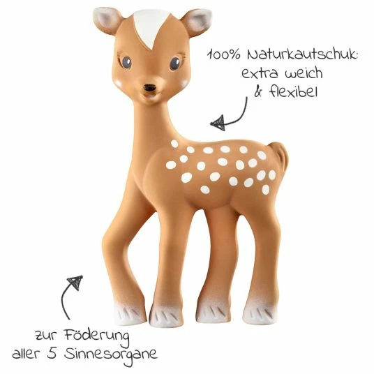 Vulli Spieltier aus Naturkautschuk - Fan Fan das kleine Rehkitz 2 Vulli Spieltier aus Naturkautschuk - Fan Fan das kleine Rehkitz – Bild 2