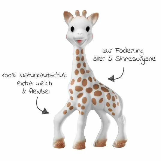 Vulli Spieltier aus Naturkautschuk - Sophie la girafe® So Pure 2 Vulli Spieltier aus Naturkautschuk - Sophie la girafe® So Pure – Bild 2