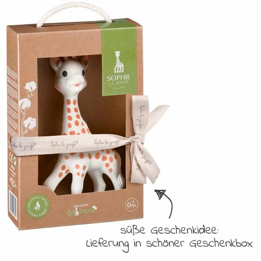 Vulli Spieltier aus Naturkautschuk - Sophie la girafe® So Pure 3 Vulli Spieltier aus Naturkautschuk - Sophie la girafe® So Pure – Bild 3